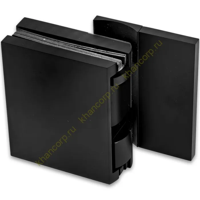 Петля Фурия FDP-240R стена-стекло 90° правая, с подъемным механизмом, латунь/черный