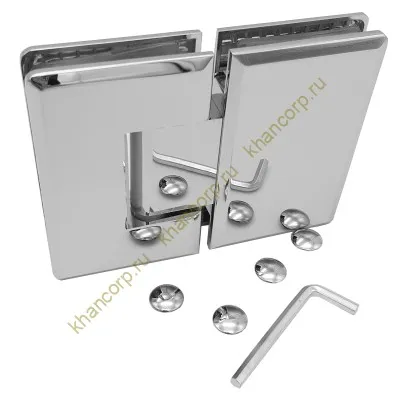 Петля Бета β FDP-22 стекло-стекло 180˚, цинк/хром