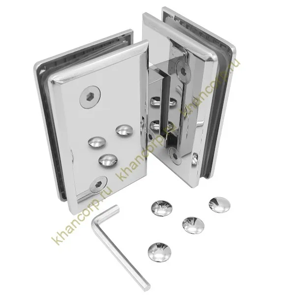 Петля Бета β FDP-22 стекло-стекло 180˚, цинк/хром