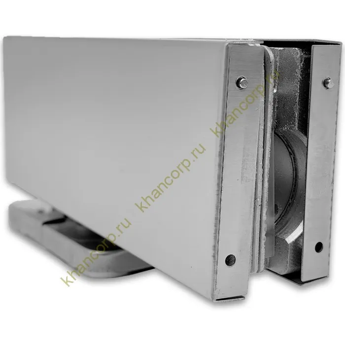 Петля с доводчиком. FKD-05 нагрузка от 60 до 100 кг, нержавейка/матовый