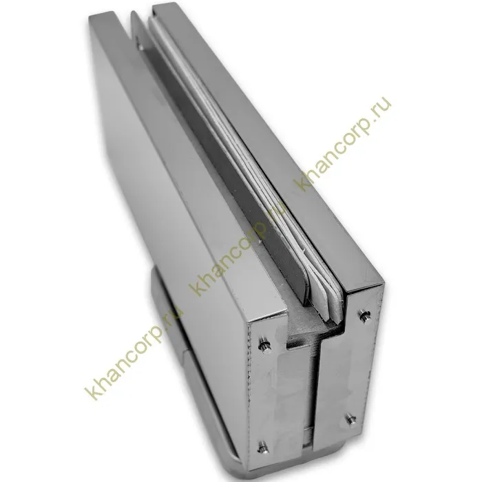 Петля с доводчиком. FKD-05 нагрузка от 60 до 100 кг, нержавейка/матовый