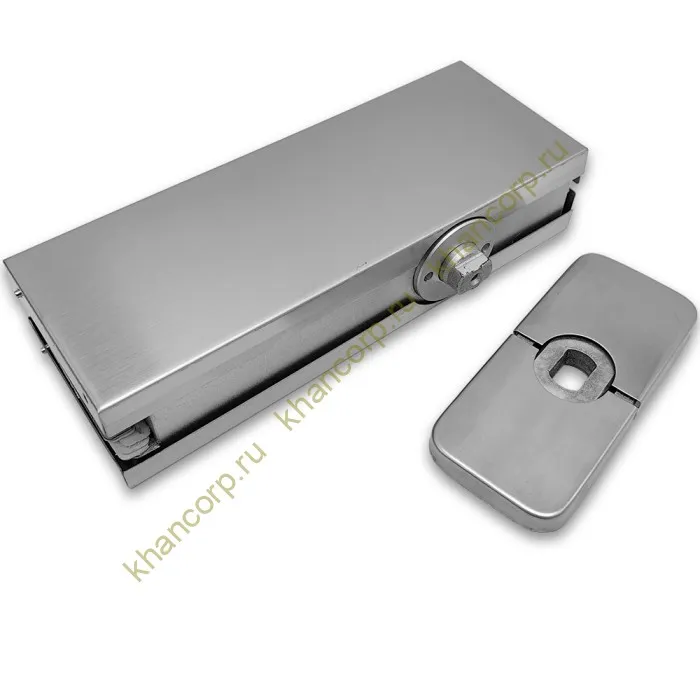 Петля с доводчиком. FKD-05 нагрузка от 60 до 100 кг, нержавейка/матовый