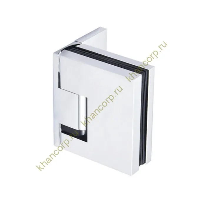 Петля Фурия FDP-240L стена-стекло 90° левая, с подъемным механизмом, латунь/хром