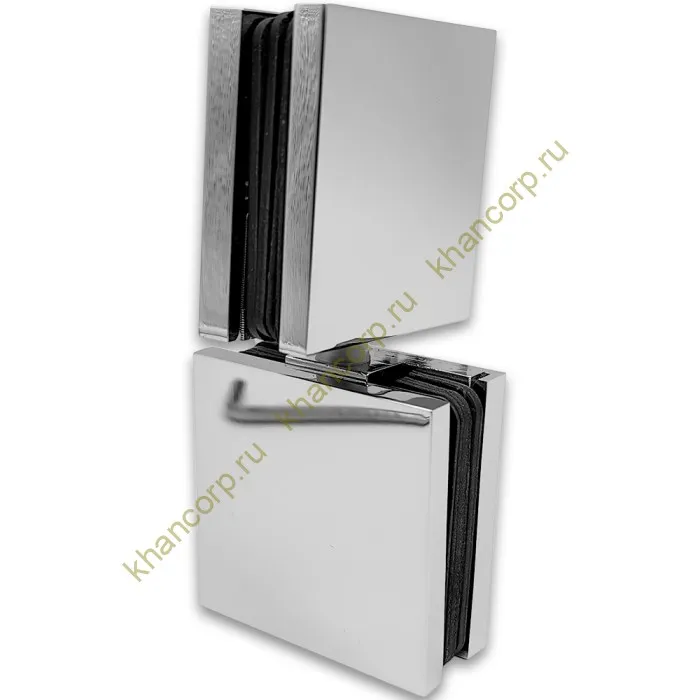 Коннектор Пегас FDK-102 стекло-стекло поворотный латунь/хром