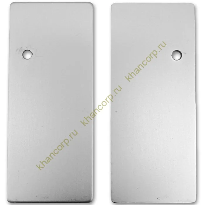 Заглушка торцевая FDS-154 для трека FDS-151 комплект 2 шт (L и R), алюминий/анодированный