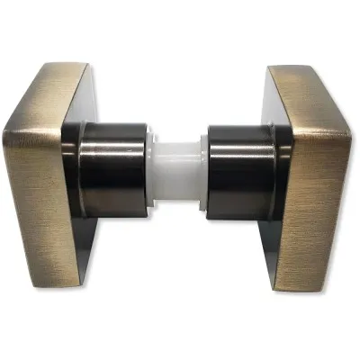 Ручка кноб FDR-30 квадратная, нержавейка/бронза