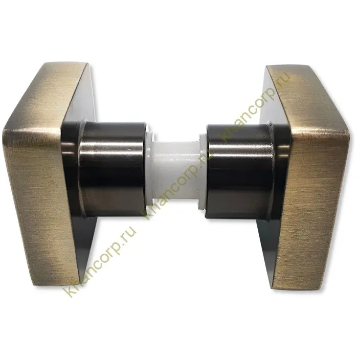 Ручка кноб FDR-30 квадратная, нержавейка/бронза