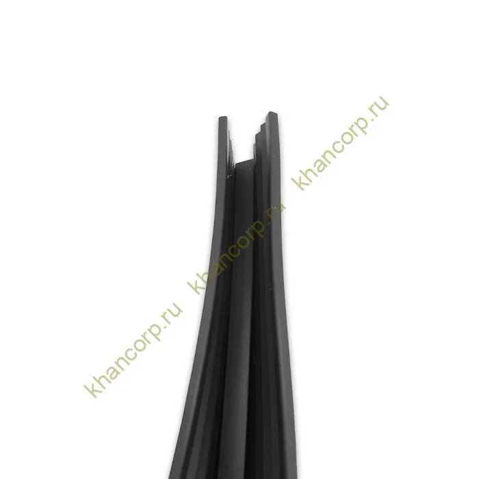 Уплотнитель черный FDPA-541 для опорного профиля (FDPA-54.1) 30х17х2 под стекло 8 мм, черный