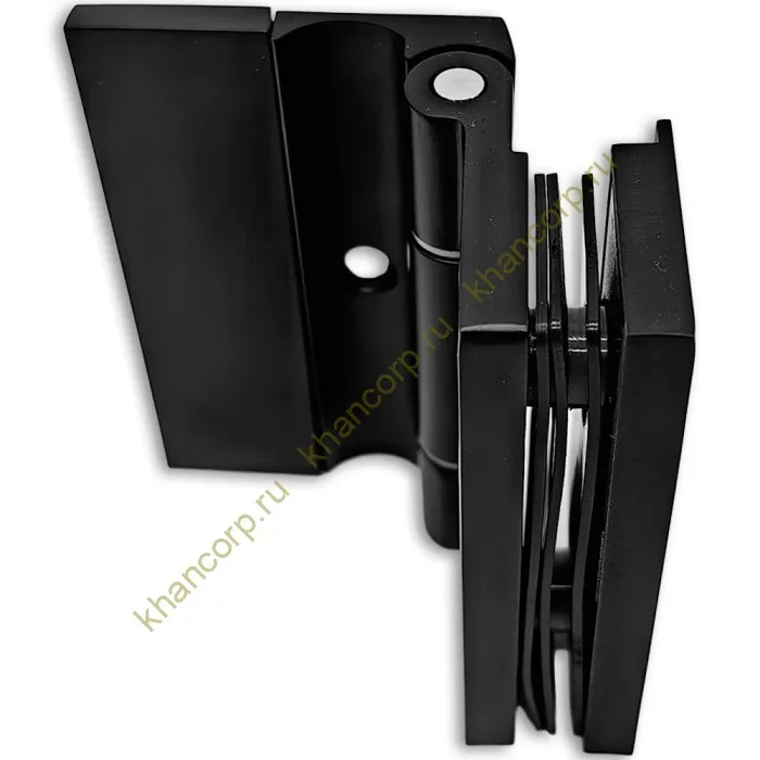 Петля Гера FDP-122 стена-стекло 90˚ открывание внутрь, цинк/черный