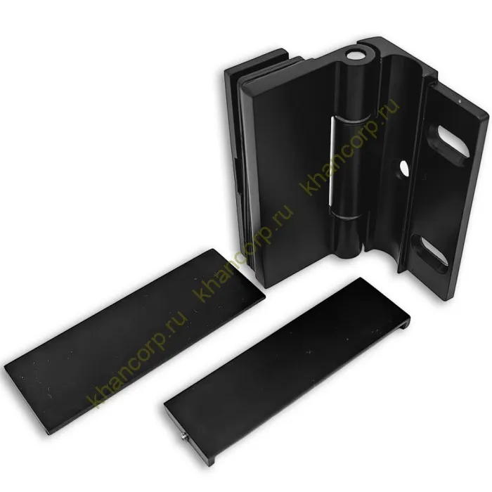 Петля Гера FDP-122 стена-стекло 90˚ открывание внутрь, цинк/черный