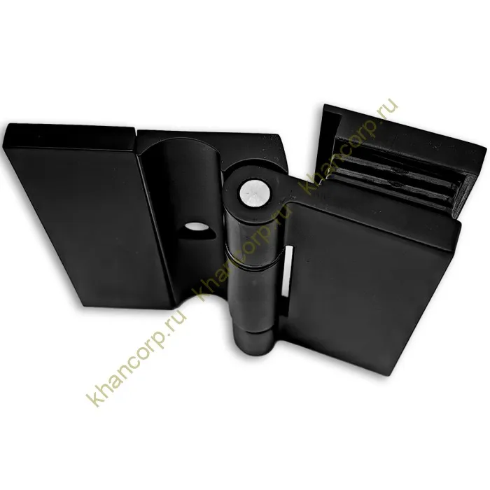 Петля Гера FDP-122 стена-стекло 90˚ открывание внутрь, цинк/черный