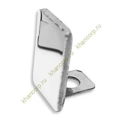 Заглушка торцевая FDPA-601 для П-образного профиля FDPA-60, нержавейка/полированный