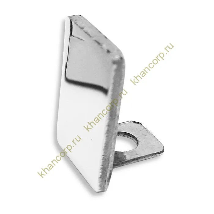 Заглушка торцевая FDPA-601 для П-образного профиля FDPA-60, нержавейка/полированный