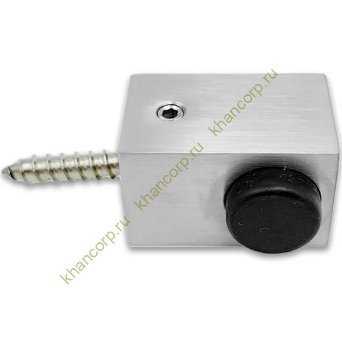 Дверной стопор FDA-08L левый к стене/полу, нержавейка/полированный