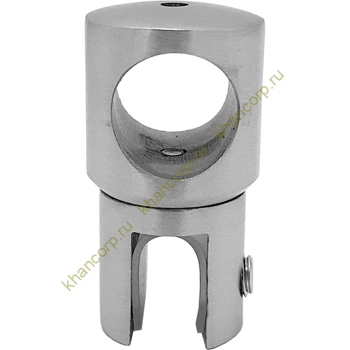 Держатель стекла FDC-11 сквозной 0°-360°, латунь/матовый