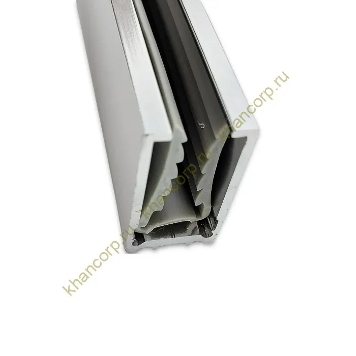 Уплотнитель серый FDPA-541 для профиля опорного (FDPA-54.1) 30х17х2 мм под стекло 8 мм, пог м