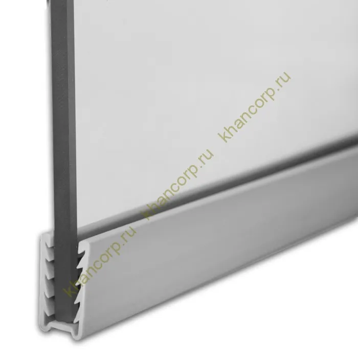 Уплотнитель серый FDPA-541 для профиля опорного (FDPA-54.1) 30х17х2 мм под стекло 8 мм, пог м