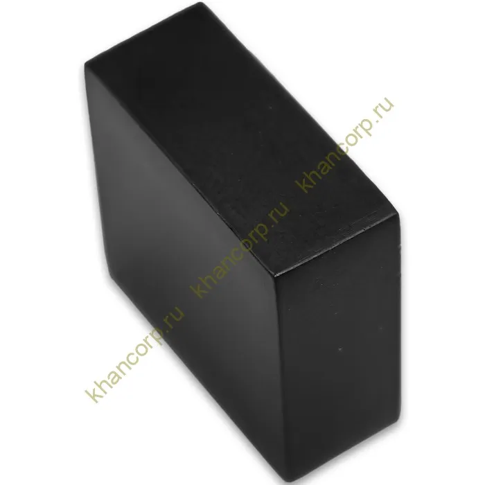 Заглушка квадратная FDRA-02 для ручки скобы 19х19 мм, нержавейка/черный