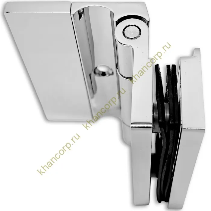 Петля Гера FDP-122 стена-стекло 90˚ открывание внутрь, цинк/хром