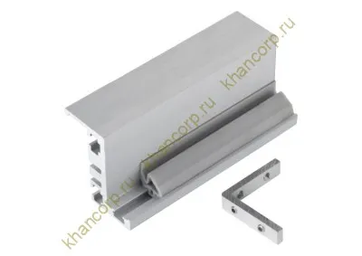 Комплект дверной коробки FDM-64, Z-образный 2.5 м, алюминий/анодированный