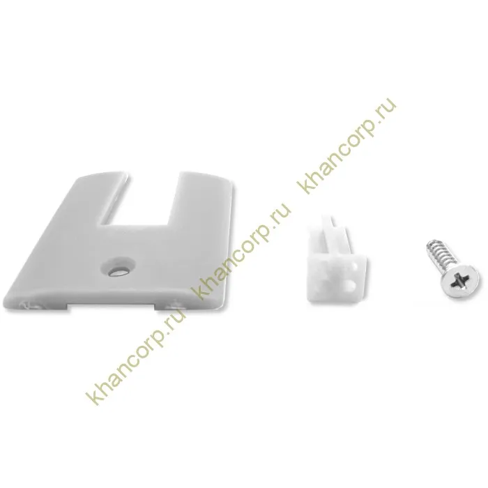 Заглушка торцевая FKP-401 для зажимного профиля, ПВХ