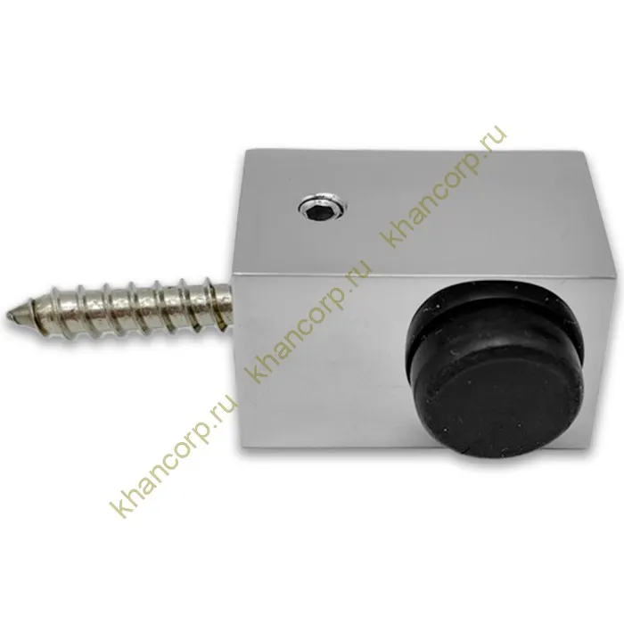 Дверной стопор FDA-08L левый к стене/полу, нержавейка/матовый