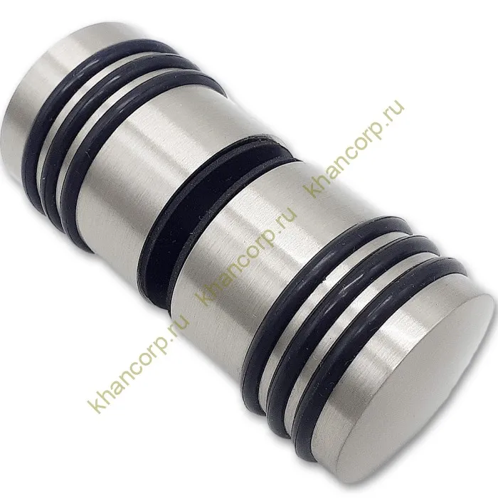 Ручка кноб Йота FDR-141 с одним резиновым торцом, латунь/матовый