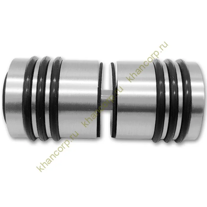 Ручка кноб Йота FDR-141 с одним резиновым торцом, латунь/матовый