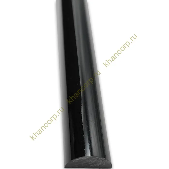 Порог акриловый для душевой 16х8 мм 1 м черный FDPP-16.1