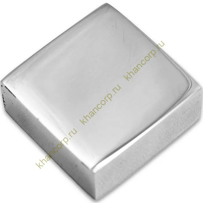 Заглушка квадратная FDRA-02 для ручки скобы 19х19 мм, нержавейка/полированный