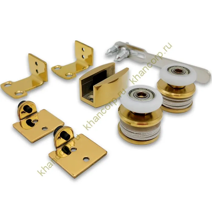 Раздвижная система FDS-3 (без трека), нержавейка/золото