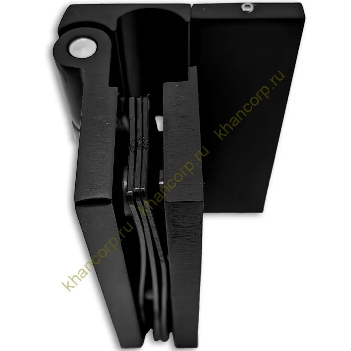 Петля Гера FDP-120 стена-стекло 90˚ открывание наружу, цинк/черный