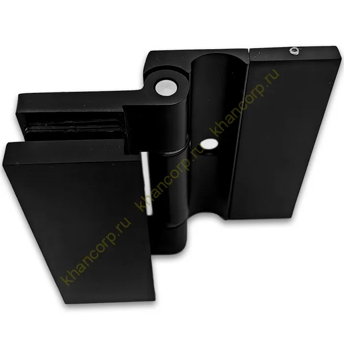 Петля Гера FDP-120 стена-стекло 90˚ открывание наружу, цинк/черный