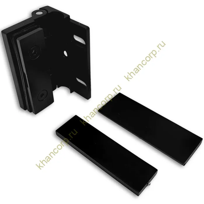 Петля Гера FDP-120 стена-стекло 90˚ открывание наружу, цинк/черный