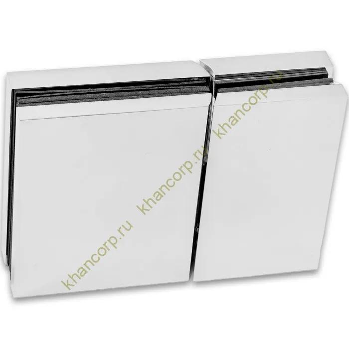 Петля Фурия FDP-242L стекло-стекло 180° левая, с подъемным механизмом, латунь/хром