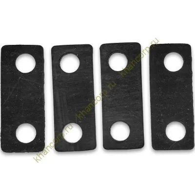 Комплект безасбестовых прокладок FDA-98 для петель серии Европа, 4 шт, черный